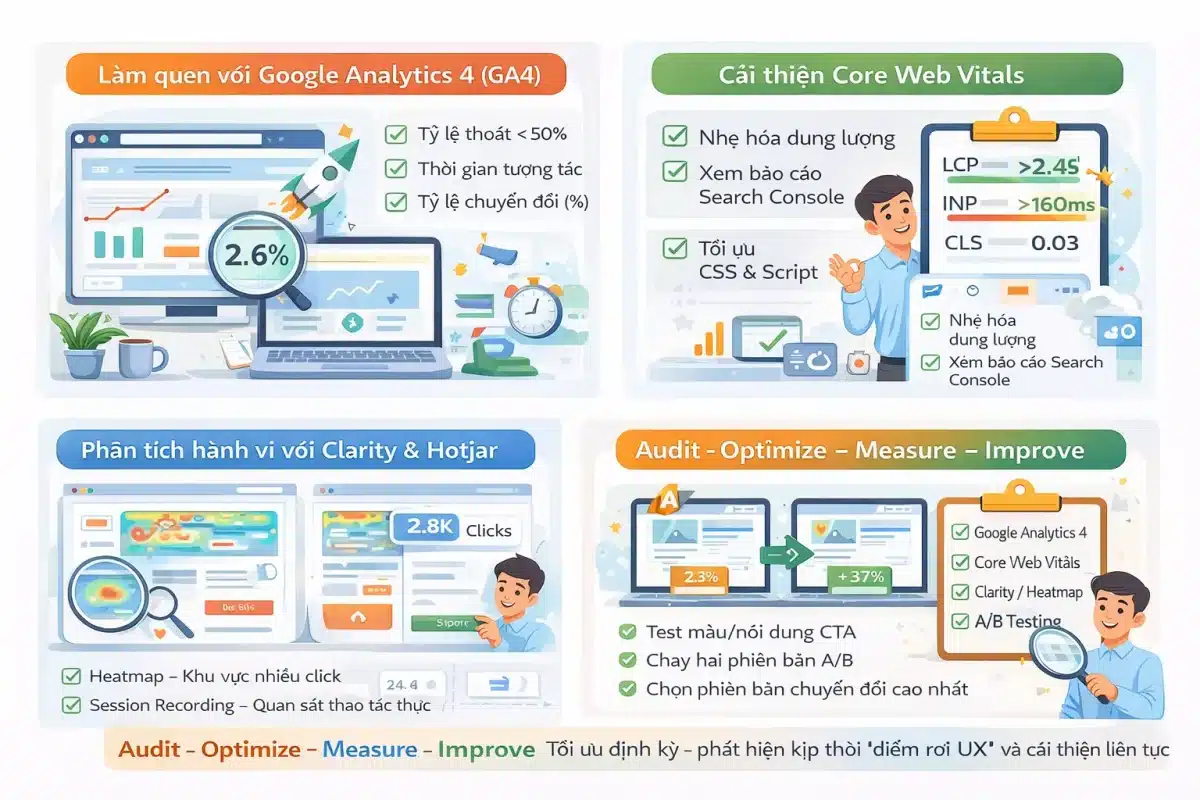 UX L&agrave; G&igrave;? Hướng Dẫn Tối Ưu Trải Nghiệm Người D&ugrave;ng To&agrave;n Diện Cho SEO 2026
