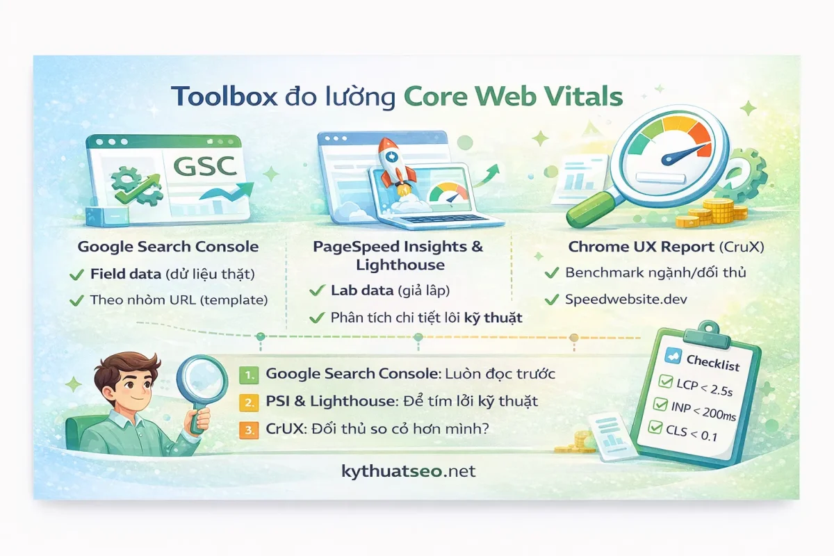 Đo lường Core web vitals