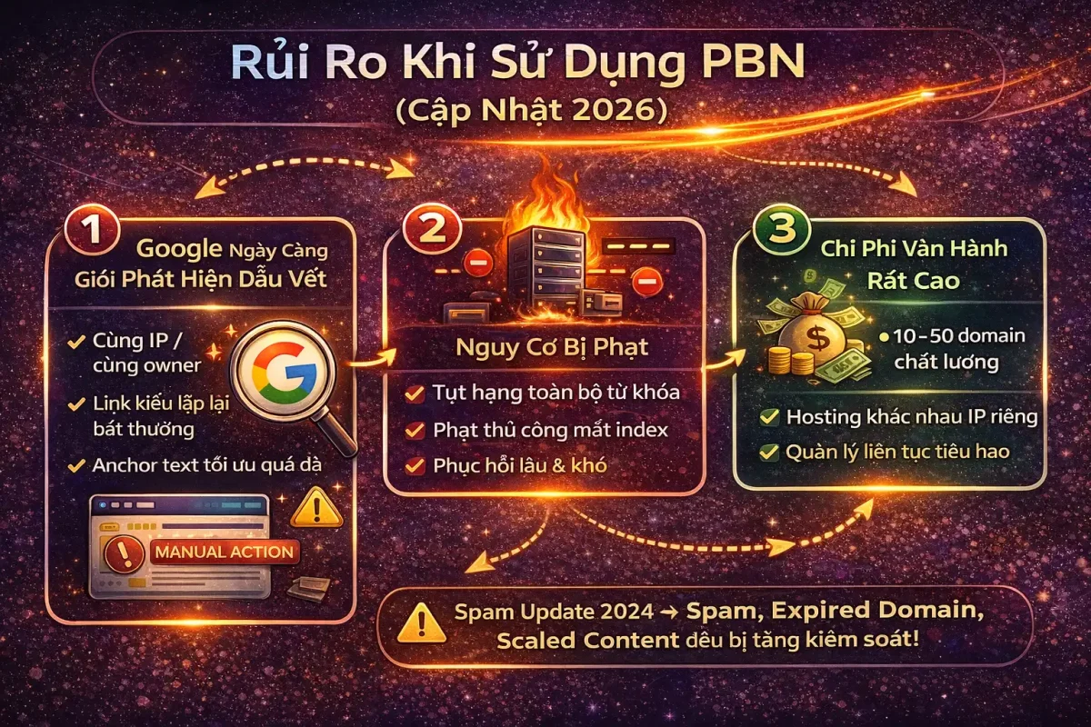 Rủi Ro Khi Sử Dụng PBN (Cập Nhật 2026)