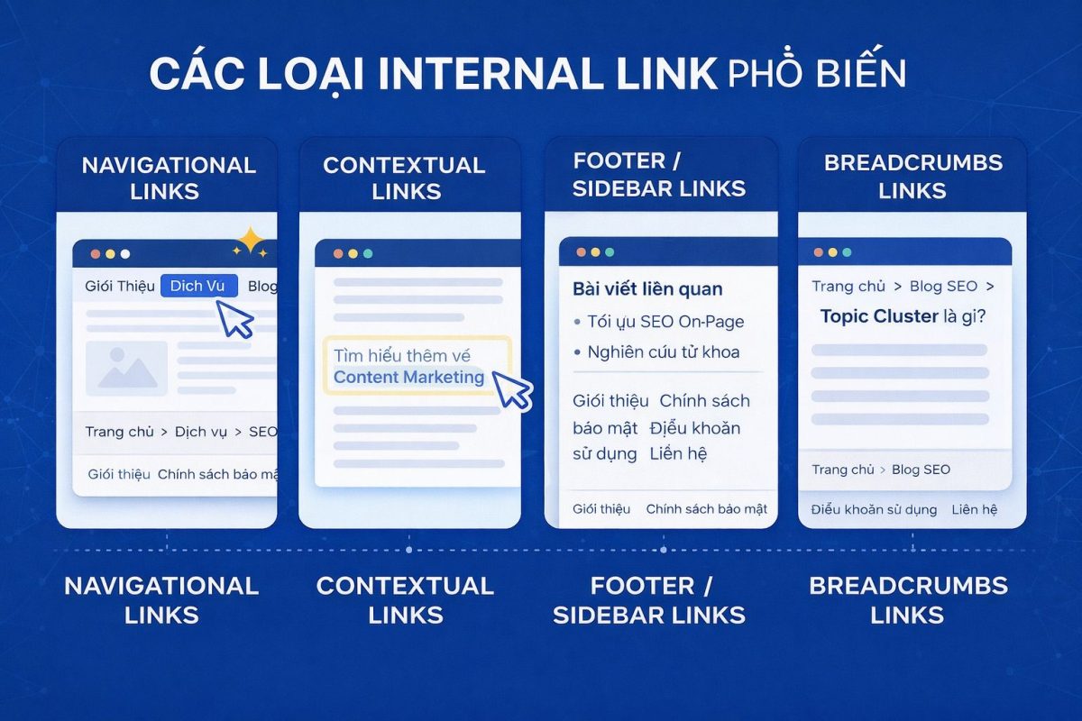 Các loại internal link