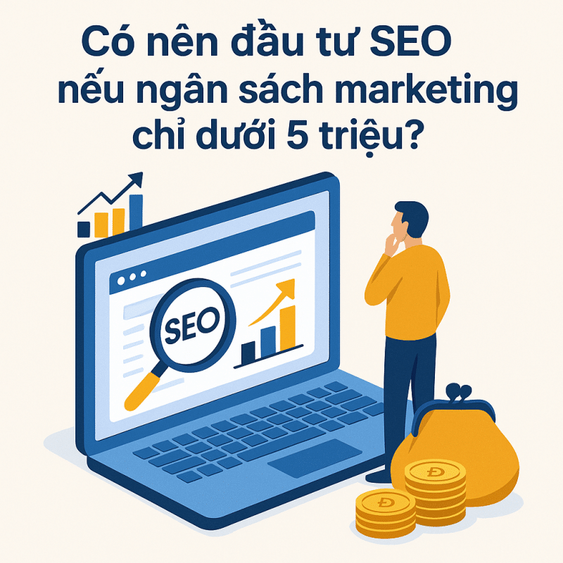 Có nên đầu tư SEO nếu ngân sách marketing chỉ dưới 5 triệu?