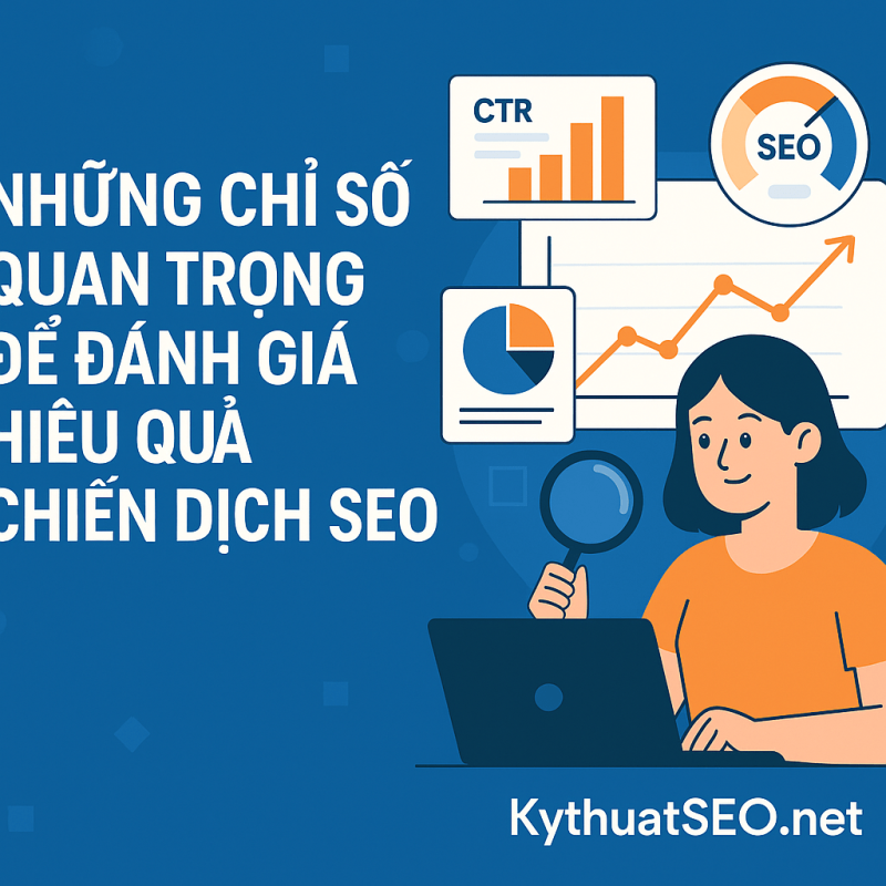 Những chỉ số quan trọng để đánh giá hiệu quả chiến dịch SEO