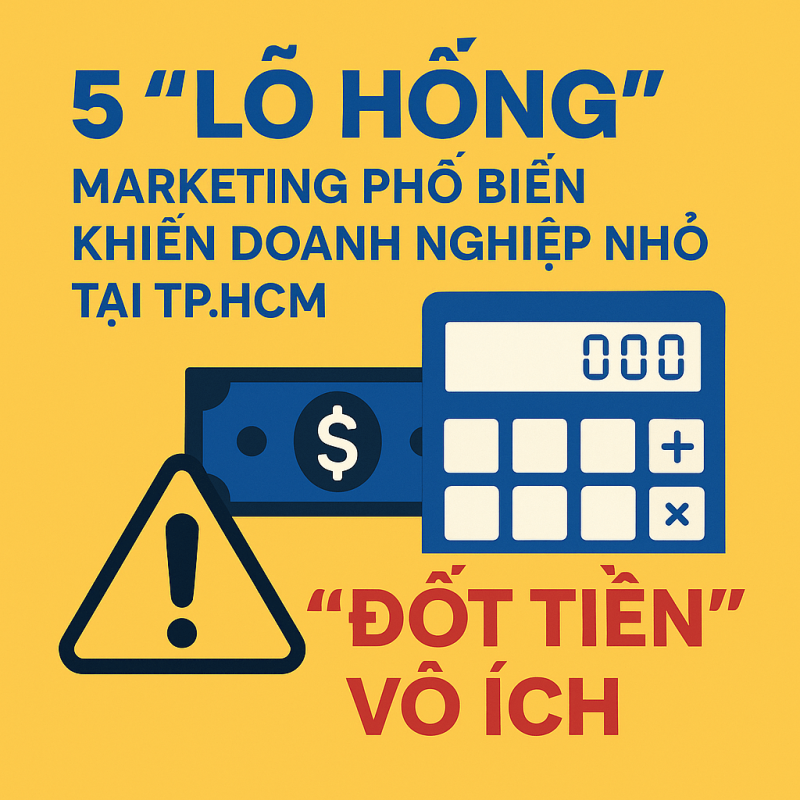 5 &#8220;Lỗ Hổng&#8221; Marketing Phổ Biến Khiến Doanh Nghiệp Nhỏ Tại TP.HCM &#8220;Đốt Tiền&#8221; Vô Ích”