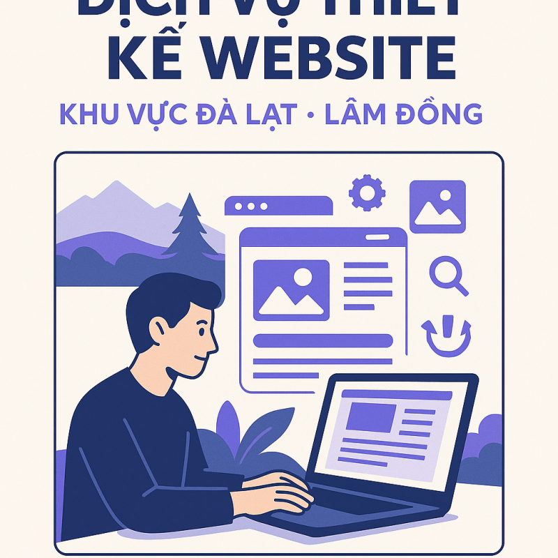 Dịch vụ thiết kế website khu vực Đà Lạt – Lâm Đồng