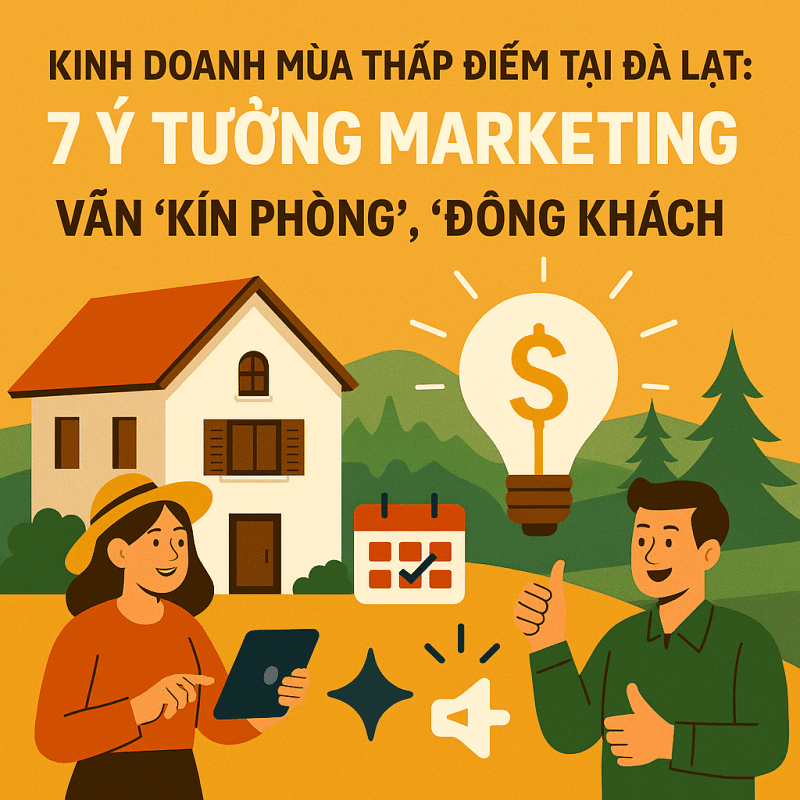 Kinh doanh mùa thấp điểm tại Đà Lạt: 7 ý tưởng marketing