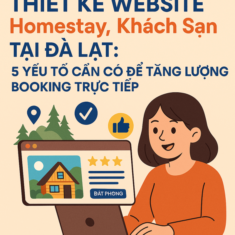 Thiết Kế Website Homestay, Khách Sạn tại Đà Lạt: 5 Yếu Tố Cần Có
