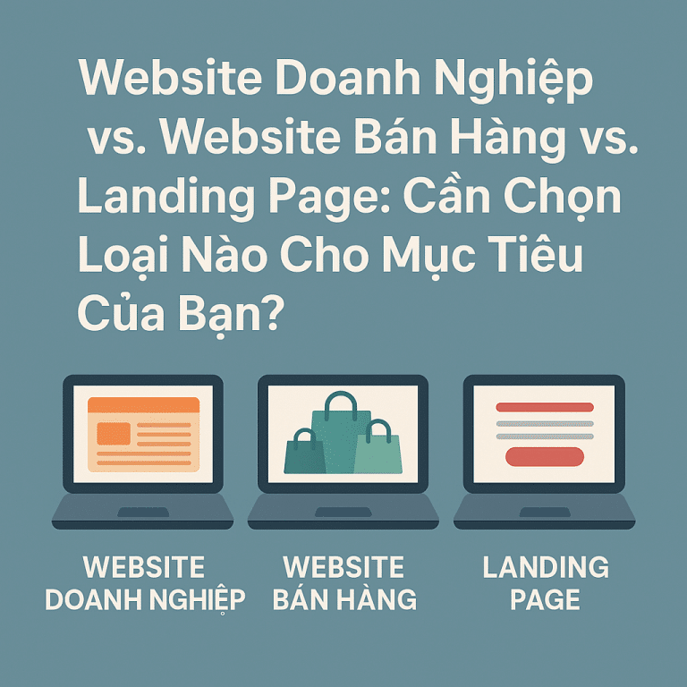 Website Doanh Nghiệp, Bán Hàng Hay Landing Page? Cách Chọn