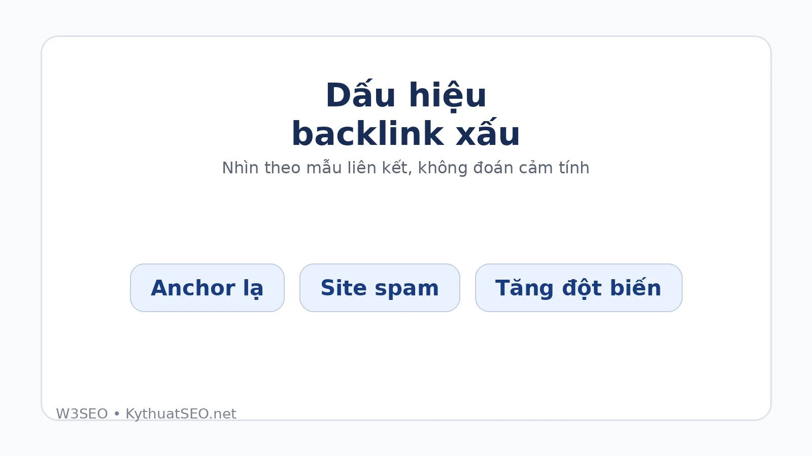 Dấu hiệu cần điều tra trong hồ sơ backlink