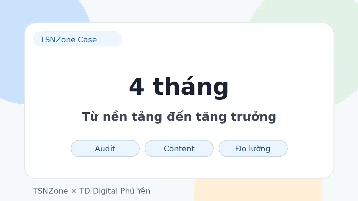 Dòng thời gian case study SEO cần gắn thay đổi với dữ liệu