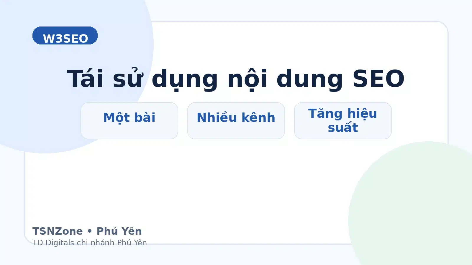 Tái sử dụng nội dung SEO từ owner URL sang nhiều kênh